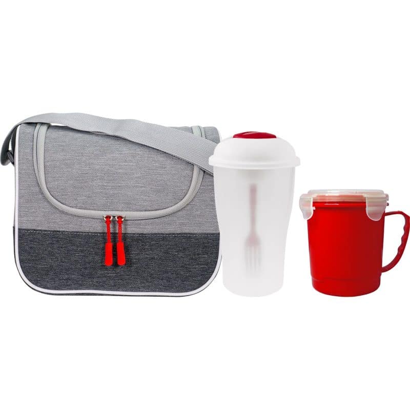 Custom Bay Soup & Salad Cooler Set with Company Logo - Personalized Bulk Corporate Gift - 9