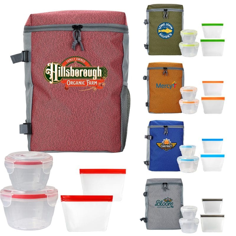 Custom Nested Seal Tight Bagged Speck Cooler with Company Logo - Personalized Bulk Corporate Gift