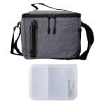 Custom On The Go Oval Cooler Lunch Set with Company Logo - Personalized Bulk Corporate Gift - 3
