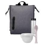 Custom Oval Cooler Noodle Lunch Set with Company Logo - Personalized Bulk Corporate Gift - 3