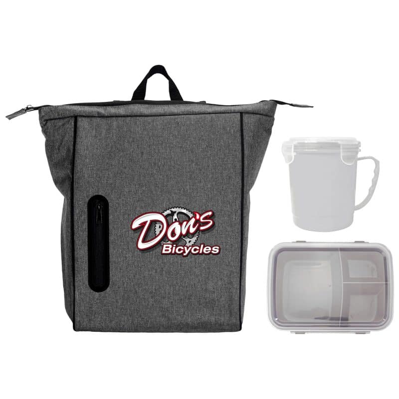 Custom Oval Soup To Go Lunch Cooler with Company Logo - Personalized Bulk Corporate Gift - 2