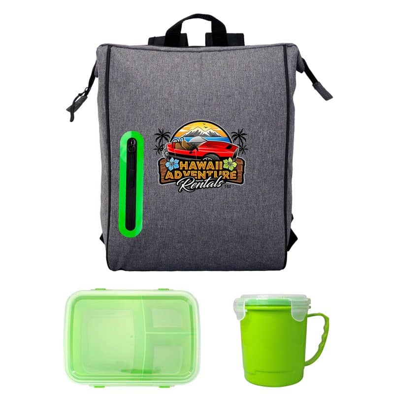 Custom Oval Soup To Go Lunch Cooler with Company Logo - Personalized Bulk Corporate Gift - 6