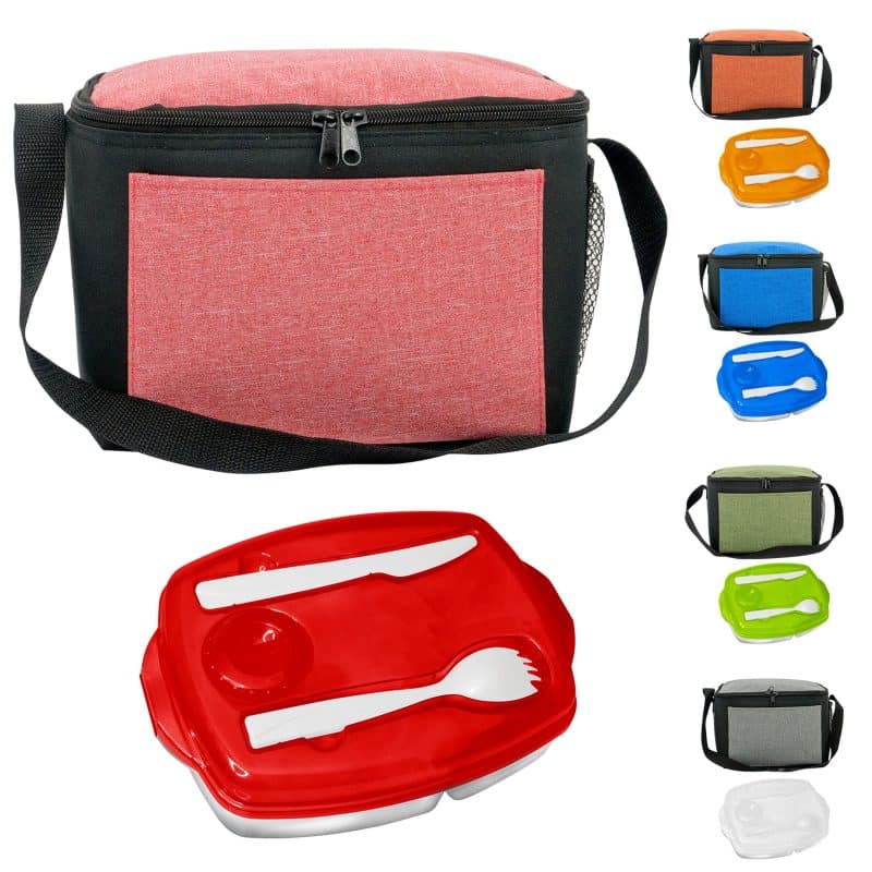 Custom Ridge Cooler Locking Lid Set with Company Logo - Personalized Bulk Corporate Gift - 1