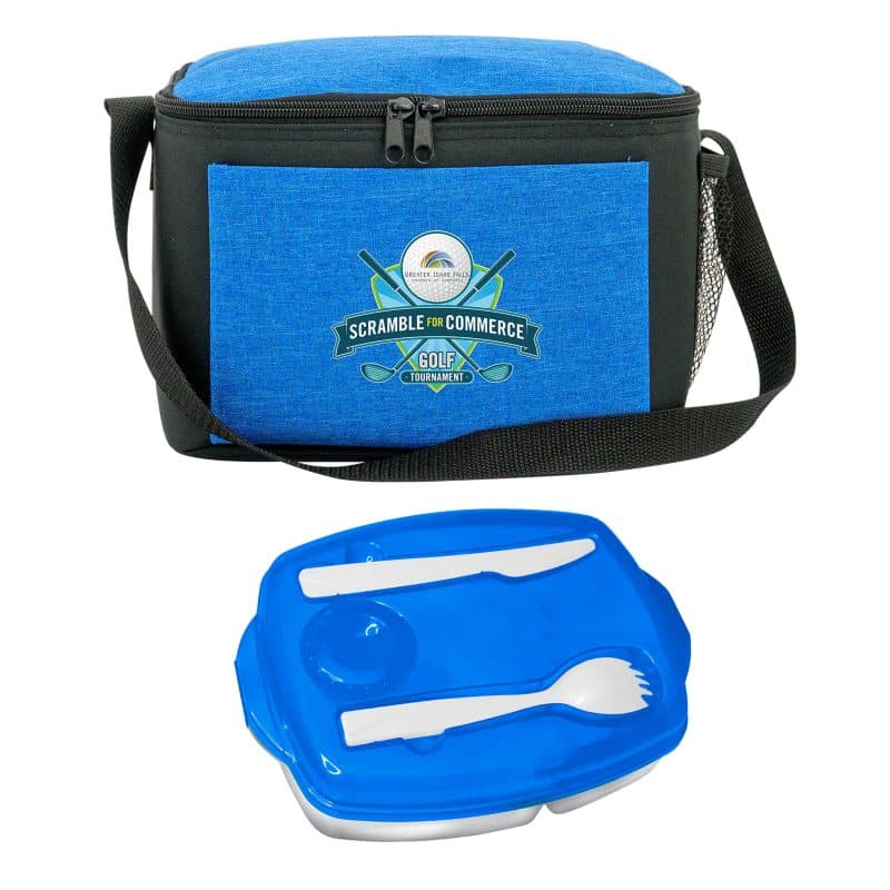 Custom Ridge Cooler Locking Lid Set with Company Logo - Personalized Bulk Corporate Gift - 2