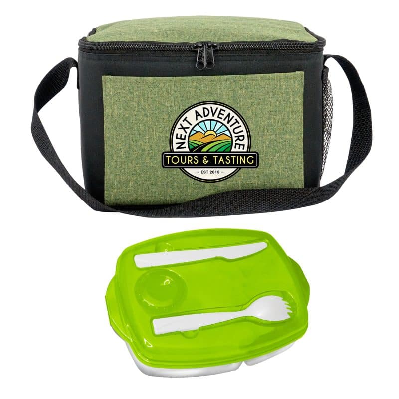 Custom Ridge Cooler Locking Lid Set with Company Logo - Personalized Bulk Corporate Gift - 6