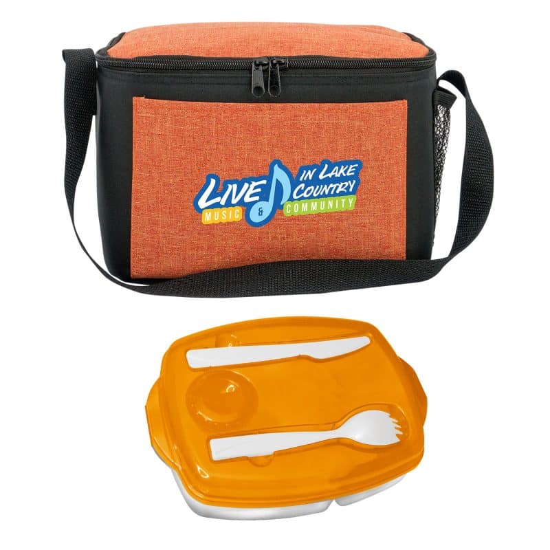 Custom Ridge Cooler Locking Lid Set with Company Logo - Personalized Bulk Corporate Gift - 8
