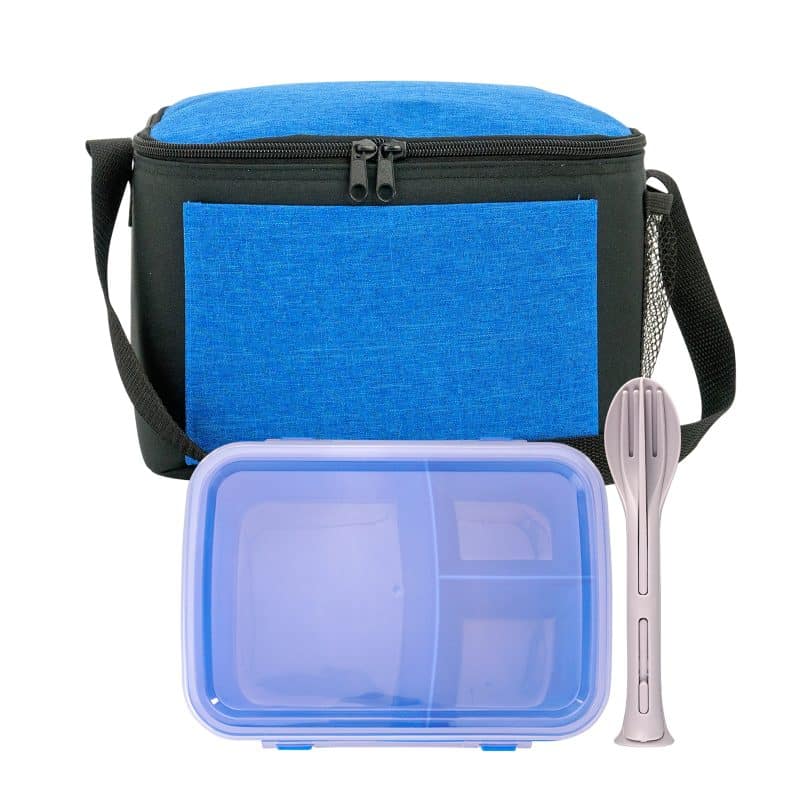 Custom Ridge Cooler Lunch To Go Set with Company Logo - Personalized Bulk Corporate Gift - 3