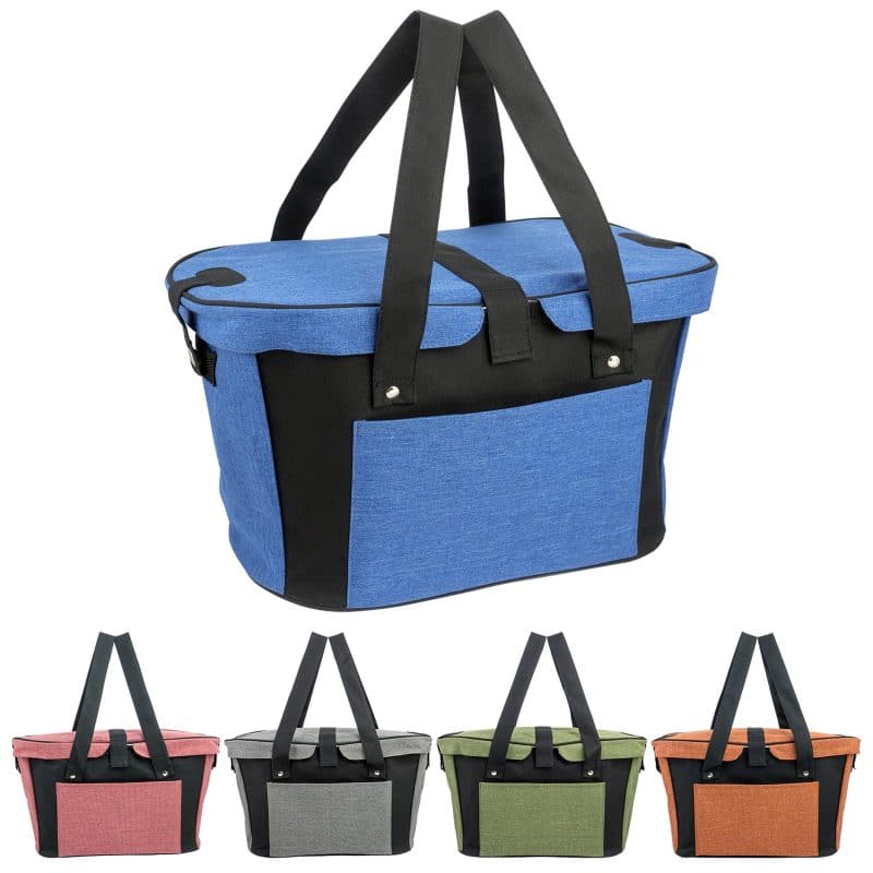 Custom Ridge Cooler Picnic Bag with Company Logo - Personalized Bulk Corporate Gift - 1
