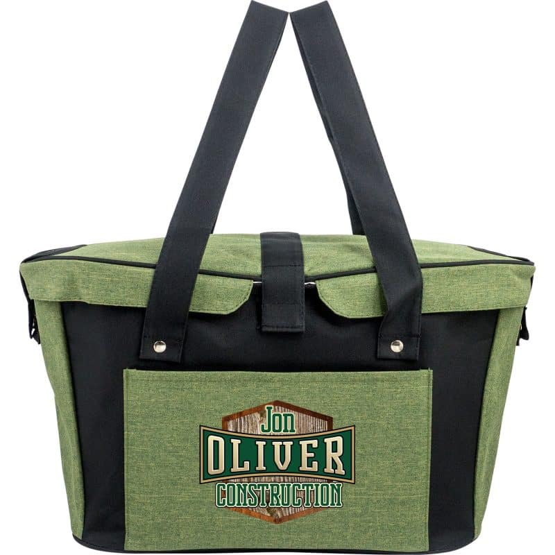 Custom Ridge Cooler Picnic Bag with Company Logo - Personalized Bulk Corporate Gift - 5