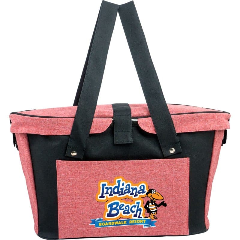Custom Ridge Cooler Picnic Bag with Company Logo - Personalized Bulk Corporate Gift - 7