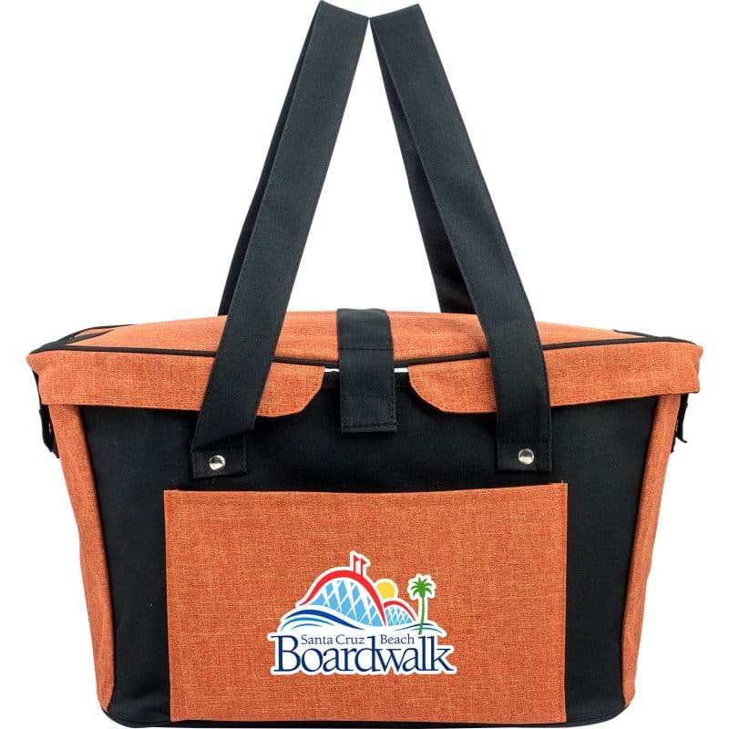 Custom Ridge Cooler Picnic Bag with Company Logo - Personalized Bulk Corporate Gift - 9
