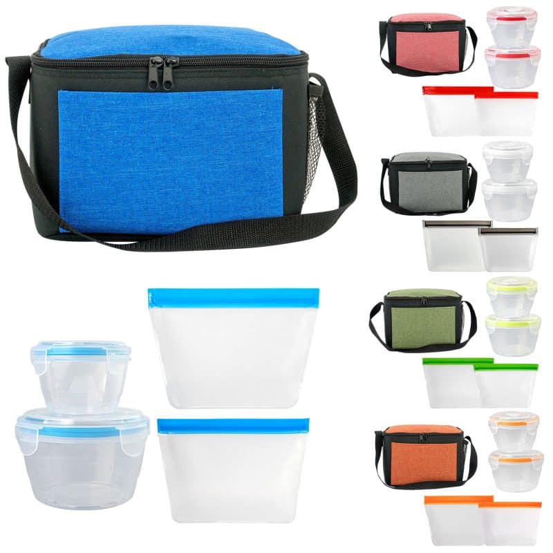 Custom Ridge Nested Seal Tight Bagged Cooler Set with Company Logo - Personalized Bulk Corporate Gift - 1