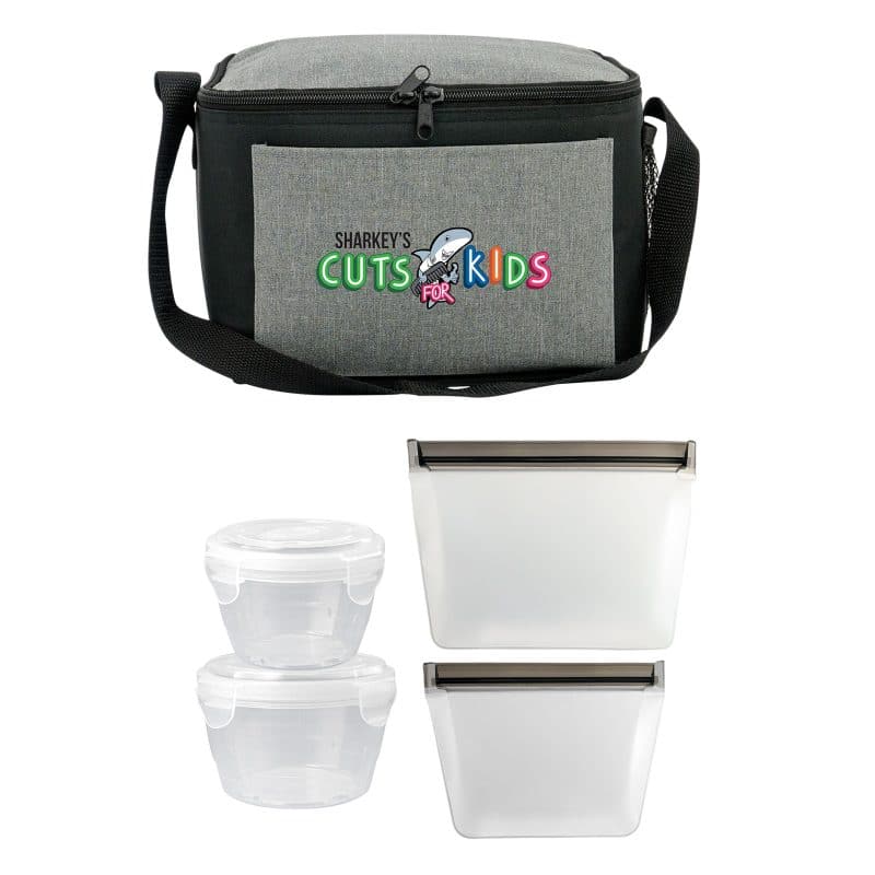 Custom Ridge Nested Seal Tight Bagged Cooler Set with Company Logo - Personalized Bulk Corporate Gift - 2