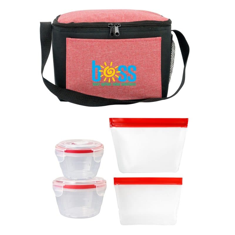 Custom Ridge Nested Seal Tight Bagged Cooler Set with Company Logo - Personalized Bulk Corporate Gift - 4