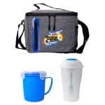 Custom Soup & Salad Oval Cooler Lunch Set with Company Logo - Personalized Bulk Corporate Gift - 4
