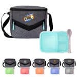 Custom To Go Victory Lunch Cooler Set with Company Logo - Personalized Bulk Corporate Gift