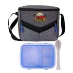 Custom To Go Victory Lunch Cooler Set with Company Logo - Personalized Bulk Corporate Gift - 2