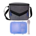 Custom To Go Victory Lunch Cooler Set with Company Logo - Personalized Bulk Corporate Gift - 3