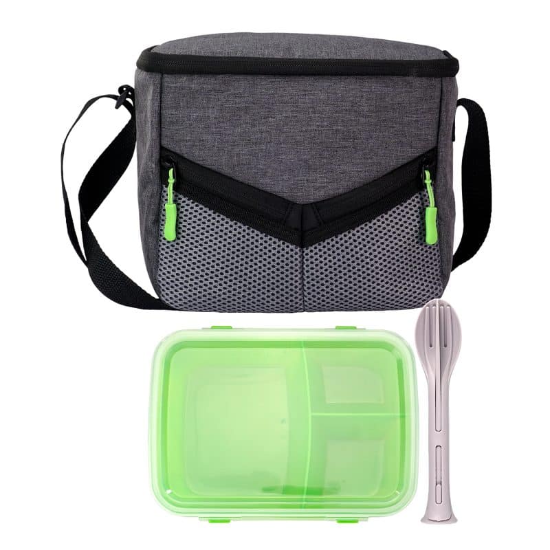 Custom To Go Victory Lunch Cooler Set with Company Logo - Personalized Bulk Corporate Gift - 5