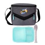 Custom To Go Victory Lunch Cooler Set with Company Logo - Personalized Bulk Corporate Gift - 8