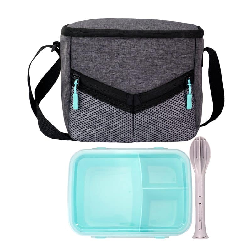 Custom To Go Victory Lunch Cooler Set with Company Logo - Personalized Bulk Corporate Gift - 9