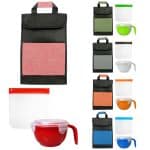 Custom Trendy Noodle & Sandwich Cooler Set with Company Logo - Personalized Bulk Corporate Gift - 1