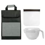 Custom Trendy Noodle & Sandwich Cooler Set with Company Logo - Personalized Bulk Corporate Gift - 5