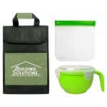 Custom Trendy Noodle & Sandwich Cooler Set with Company Logo - Personalized Bulk Corporate Gift - 6