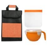 Custom Trendy Noodle & Sandwich Cooler Set with Company Logo - Personalized Bulk Corporate Gift - 9