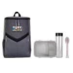 Custom Victory Cooler Backpack Ultimate Lunch & Drink Set with Company Logo - Personalized Bulk Corporate Gift - 6