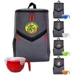 Custom Victory Noodle Backpack Cooler Set with Company Logo - Personalized Bulk Corporate Gift