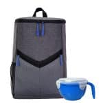 Custom Victory Noodle Backpack Cooler Set with Company Logo - Personalized Bulk Corporate Gift - 3