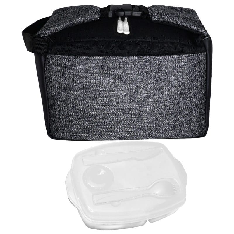 Custom X Line Locking Lip Clip Cooler with Company Logo - Personalized Bulk Corporate Gift - 3