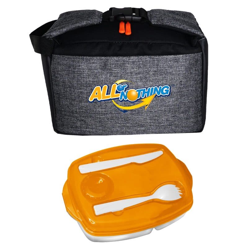 Custom X Line Locking Lip Clip Cooler with Company Logo - Personalized Bulk Corporate Gift - 6