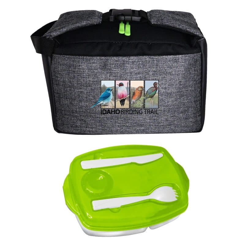 Custom X Line Locking Lip Clip Cooler with Company Logo - Personalized Bulk Corporate Gift - 8