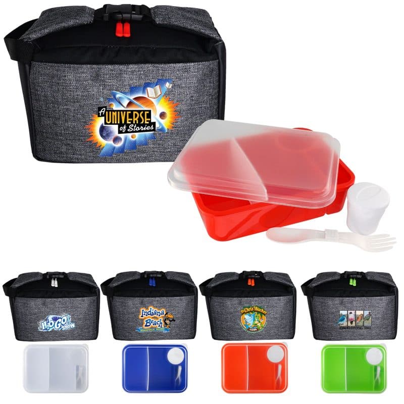 Custom X Line On The Go Clip Cooler with Company Logo - Personalized Bulk Corporate Gift