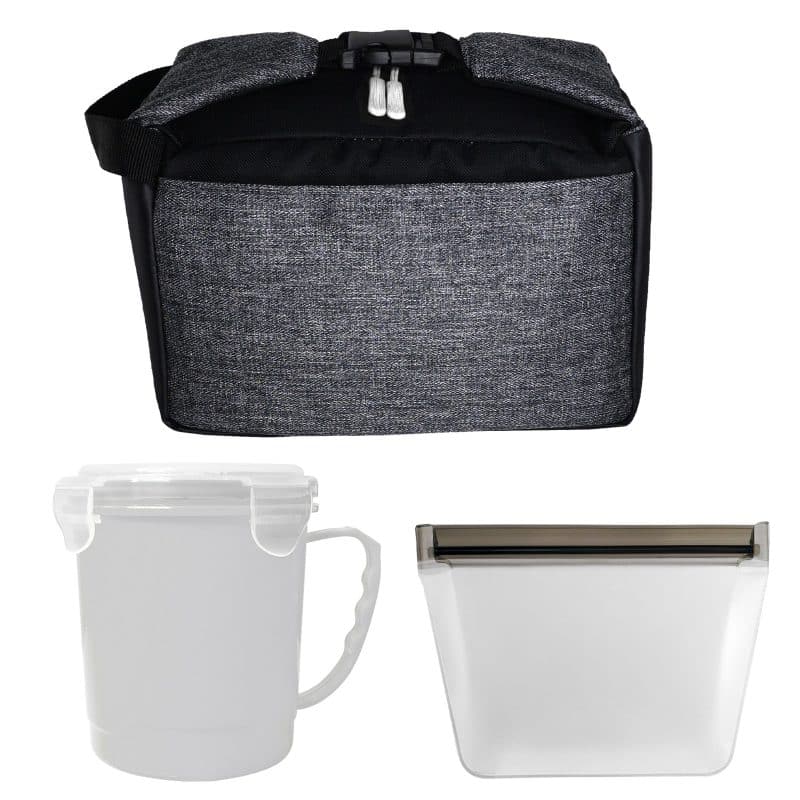 Custom X Line Soup & Sandwich Clip Cooler with Company Logo - Personalized Bulk Corporate Gift - 3