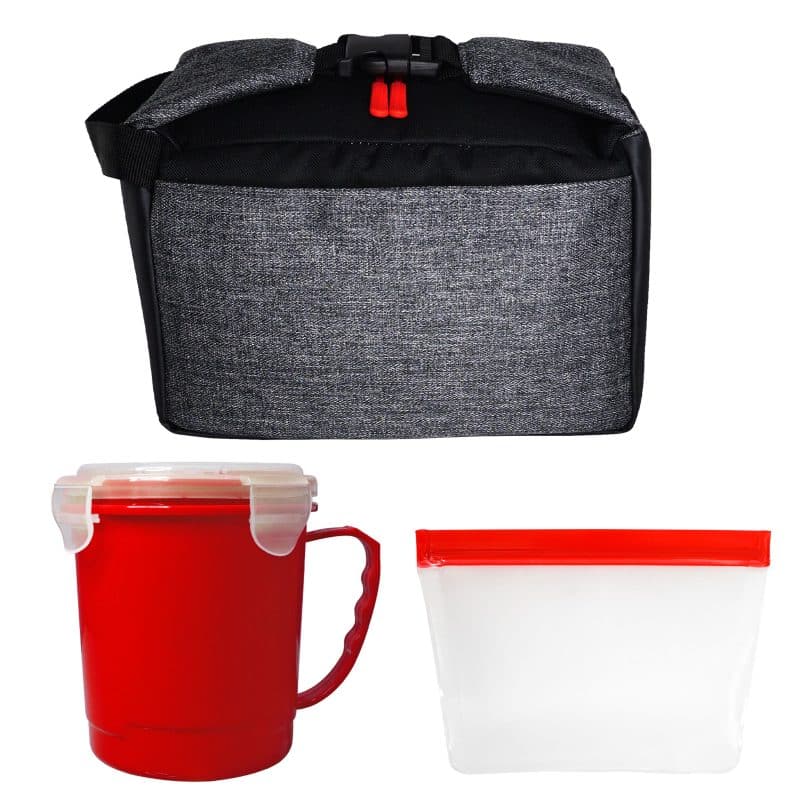 Custom X Line Soup & Sandwich Clip Cooler with Company Logo - Personalized Bulk Corporate Gift - 5