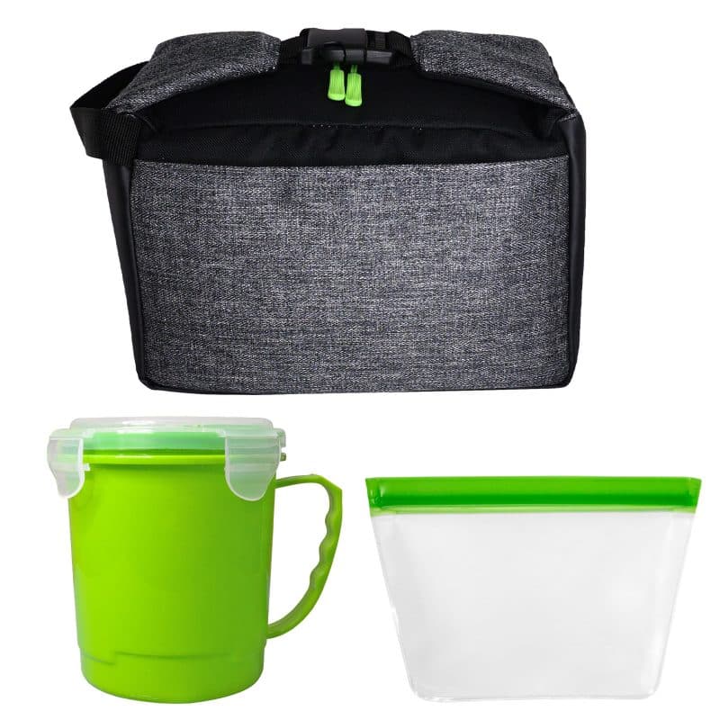 Custom X Line Soup & Sandwich Clip Cooler with Company Logo - Personalized Bulk Corporate Gift - 9