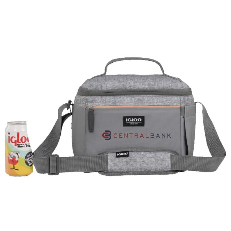 Custom Igloo® Everyday Lunch Rounded Cube 12 Cooler with Company Logo - Personalized Bulk Corporate Gift - 3