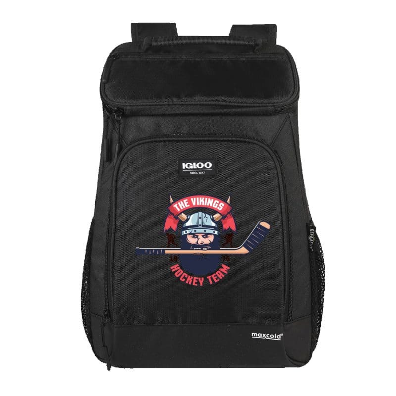 Custom Igloo® Maxcold Evergreen Top Grip Softside Cooler Backpack with Company Logo - Personalized Bulk Corporate Gift