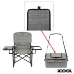 Custom iCOOL Twin Peaks Deluxe Camping Chair With 18-Can Cooler with Company Logo - Personalized Bulk Corporate Gift - 2