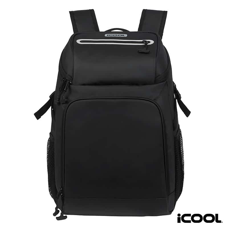 Custom iCOOL Vail 20-Can Cooler Backpack with Company Logo - Personalized Bulk Corporate Gift - 1