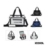 Custom iCOOL Vail 24-Can Cooler Bag with Company Logo - Personalized Bulk Corporate Gift