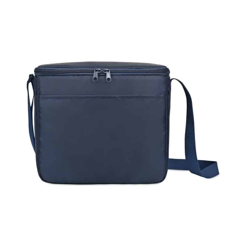 Custom Arlo rPET 9 Can Box Cooler - Navy with Company Logo - Personalized Bulk Corporate Gift - 1