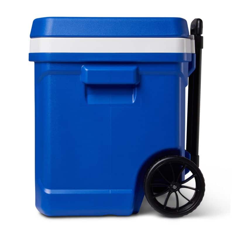 Igloo® Profile II 60 Qt Roller Cooler - White-Majestic Blue - 8