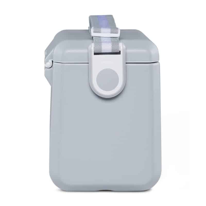 Custom Igloo® Tag Along Too Cooler - Light Grey with Company Logo - Personalized Bulk Corporate Gift - 5