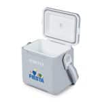 Custom Igloo® Tag Along Too Cooler - Light Grey with Company Logo - Personalized Bulk Corporate Gift - 9