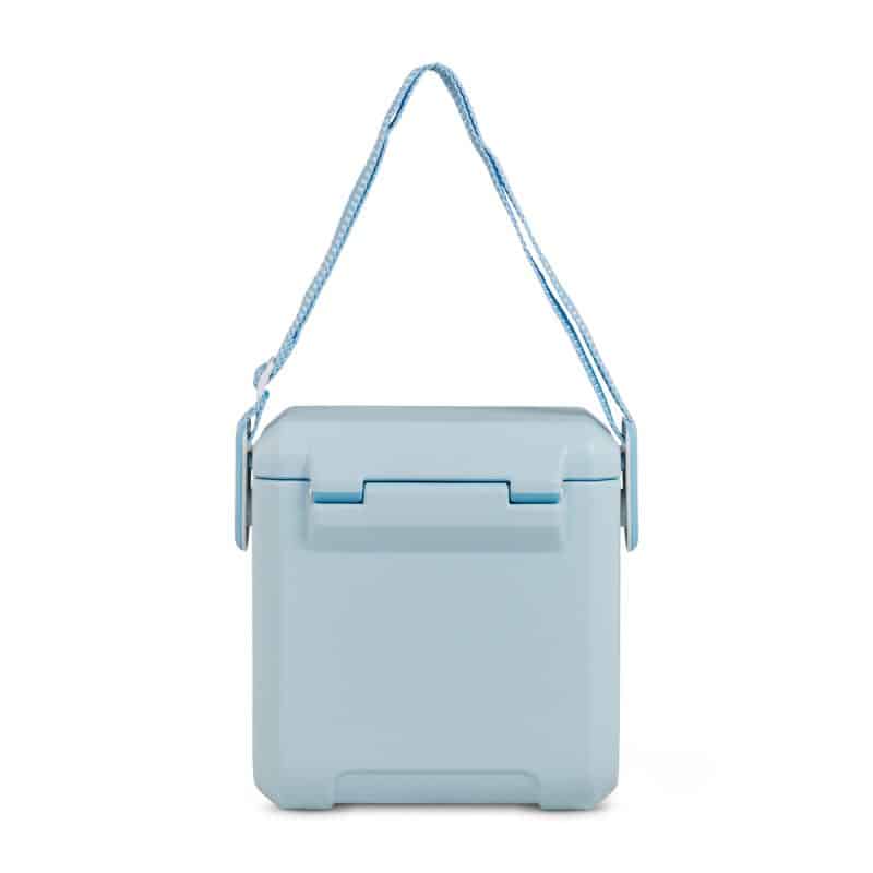 Custom Igloo® Tag Along Too Cooler - Powder Blue with Company Logo - Personalized Bulk Corporate Gift - 4