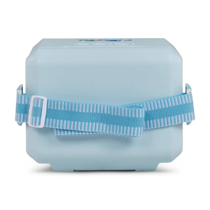 Custom Igloo® Tag Along Too Cooler - Powder Blue with Company Logo - Personalized Bulk Corporate Gift - 9
